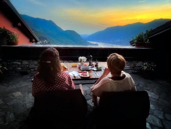 B&B Aquarelle Faggeto Lario Zewnętrze zdjęcie