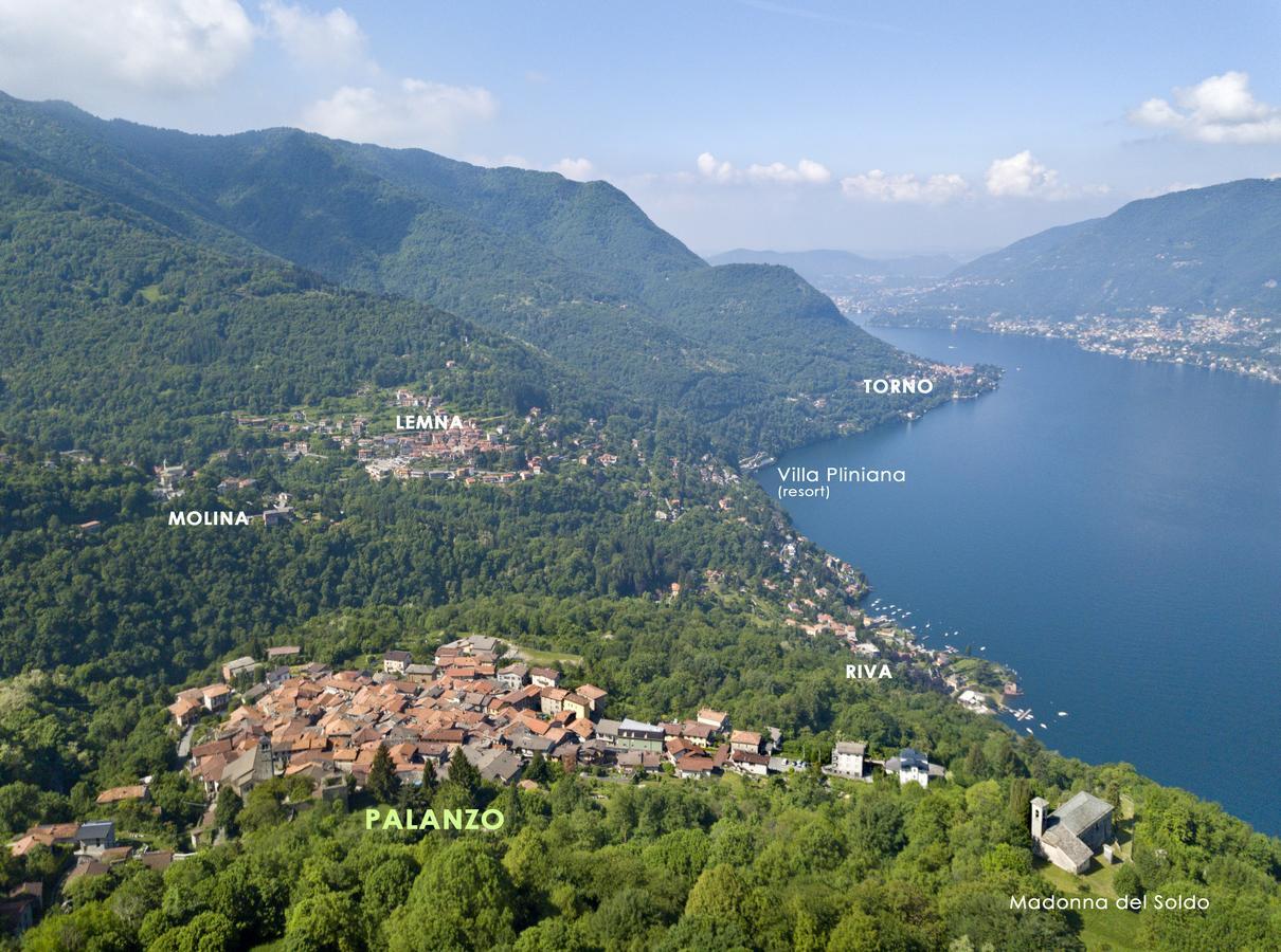 B&B Aquarelle Faggeto Lario Zewnętrze zdjęcie